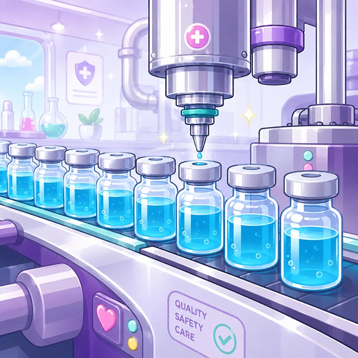 Laboratory glassware and a pipette during a chemical analysis